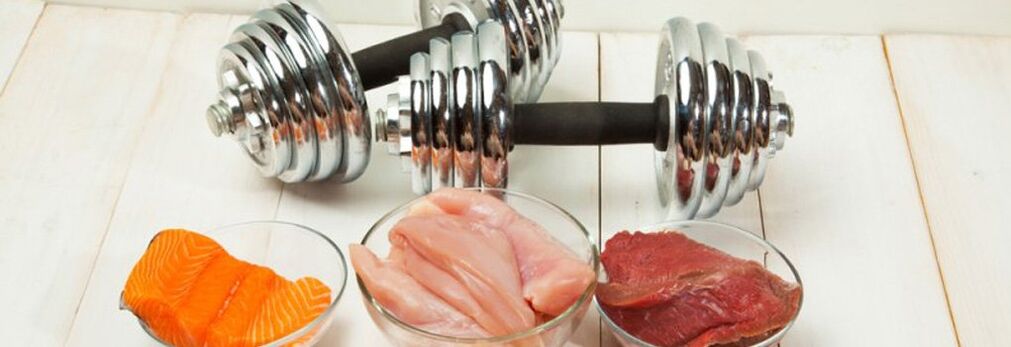 Filets de poisson, de volaille et de bœuf dans le menu du régime protéiné