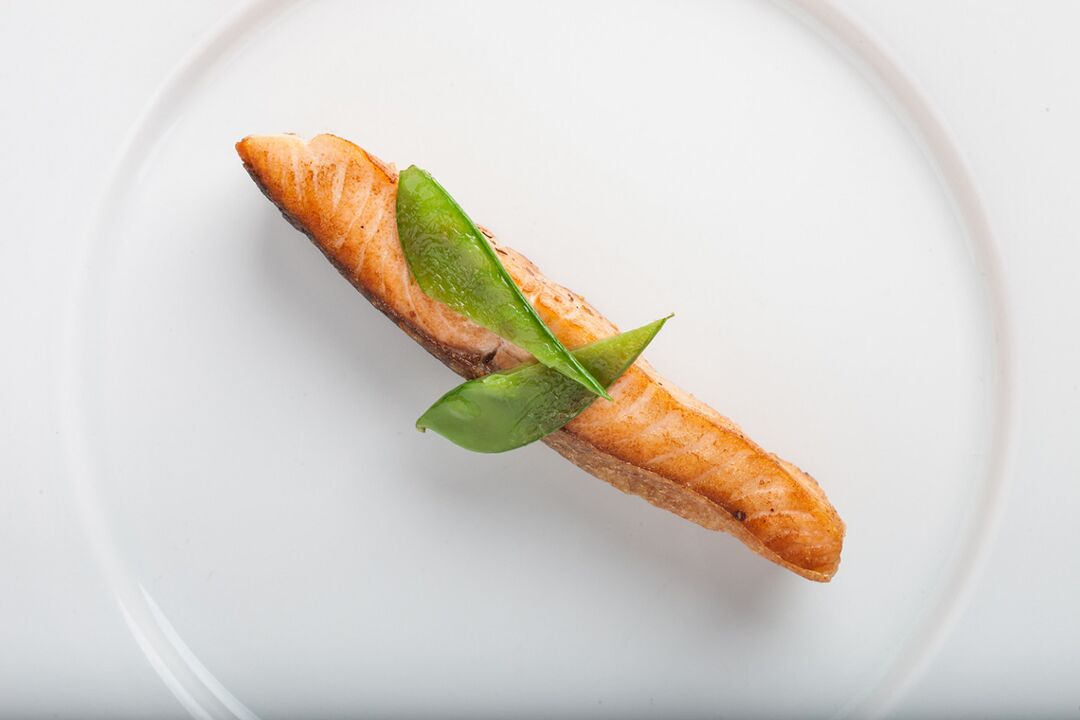 Poisson blanc au four dans le menu diététique « Préféré »